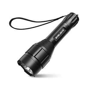 BYBLIGHT F12 LED Flashlight, Rechargeable, IP67 Water-Resistant, Zoomable Tactical Flashlight, Super Bright 1000 Lumen CREE LED Torch, 5 Light Modes